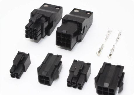 1000V Voltage Rating Servo Motor Connector with Crimp/Solder Termination for Industrial Automation