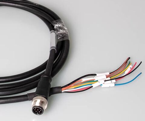 Waterproof M12 Connector Aviation Plug with 4/5/8 Pin Male and Female for 1000V Servo Motor Applications