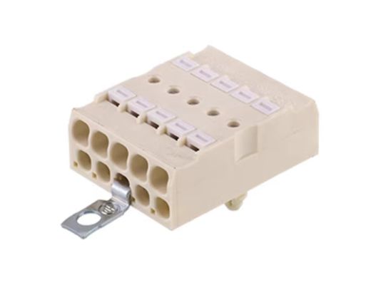 LED Light Connector 450V 24A Insert Type White