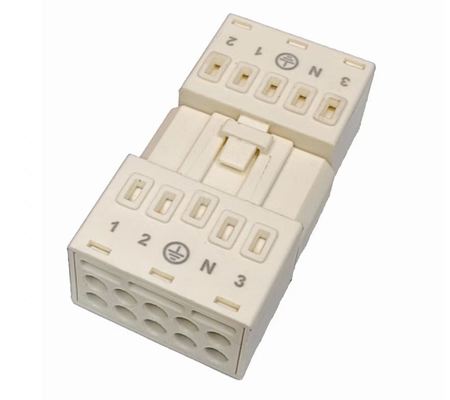 LED Light Connector 5PIN 7PIN 450V 16A White Insert