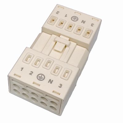 LED Light Connector 5PIN 7PIN 450V 16A White Insert