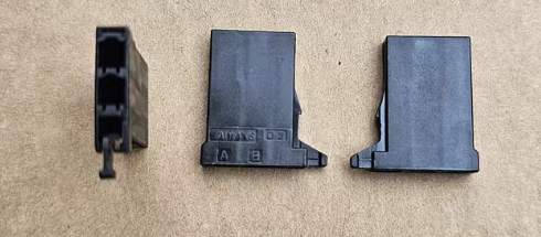 JST J25MF-02V-K 175362-1 AB FANUC 2PIN  Signal connect AMP D-3 2P plastic house cover