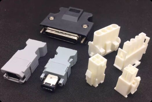 Yaskawa V Series Compatible Servo Motor Connector with Silver and Gold Plated Pins for Industrial Automation