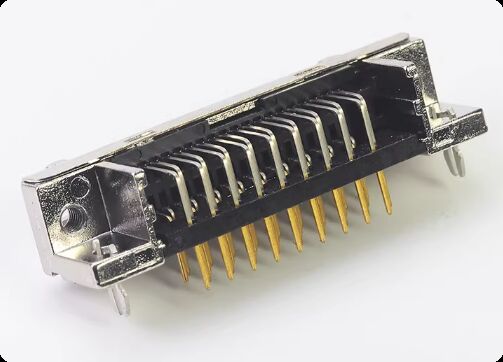 Gold-plated SCSI PCB Connector with Moog Gender for 1000V Servo Motor Applications