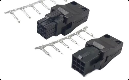 Delta Servo Motor Plug with Crimp/Solder Termination Moog Gender Configuration for 18-24 AWG Wire Gauge