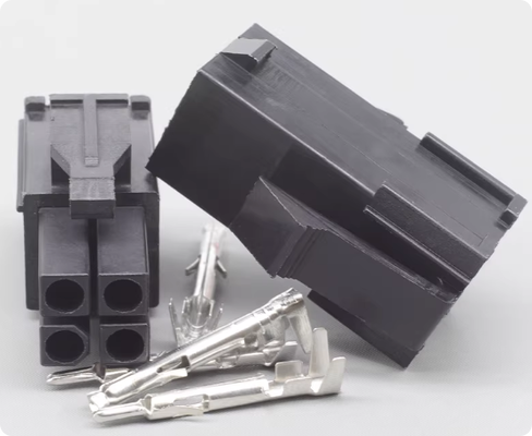 1000V Voltage Rating Servo Motor Connector with Moog Gender Compatibility and Silver Gold-Plated Pins for Robot Wire Connections