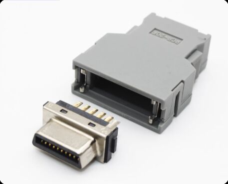 PCR-20F 20 Pins FANUC Compatible Servo Motor Connector and Encoder Plug for Industrial Automation