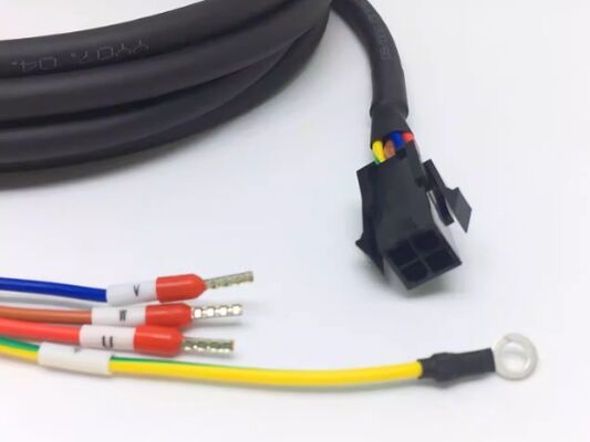 Schneider LXM23 Servo Motor Connector with Moog Gender and Silver Gold-Plated Pins for Industrial Automation