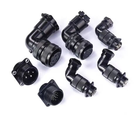 Waterproof Servo Motor Connector YD28 Aviation Plug with 1000V Voltage Rating and Wide Temperature Range -40℃ to +105℃