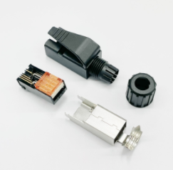 RJ45 4PIN, 8PIN PROFINET Website CAT plug  NET Fully shielded, No-crimp Industry connector