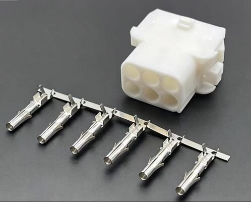 Yaskawa 5 Series with brake plug 350781-1 large 6-pin male and female connector with terminals