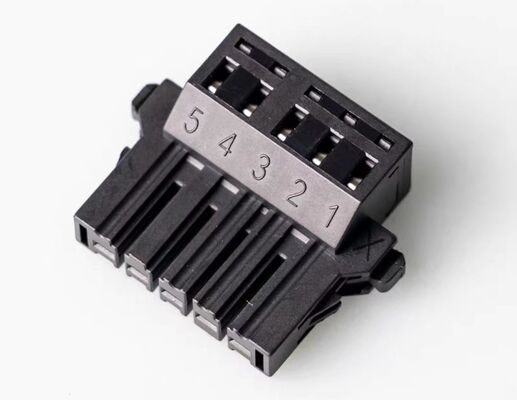 6FX2003 Servo Motor Connector with 1000V Voltage Rating Silver Gold Plated Pins and Panel Cable Mount Options