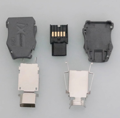 Endüstriyel Ethernet Kablosu Bağlantısı IX Endüstriyel Hirose HRS Bağlantısı IX40G-B-10S-CV-7.0