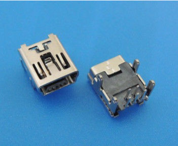 Bilgisayar Makinesi İçin 5pf 4pin Uzun Pin Mikro USB Konektörü Yüksek Sıcaklık Hızlı Transfer